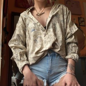 Paisley Collared Shirt